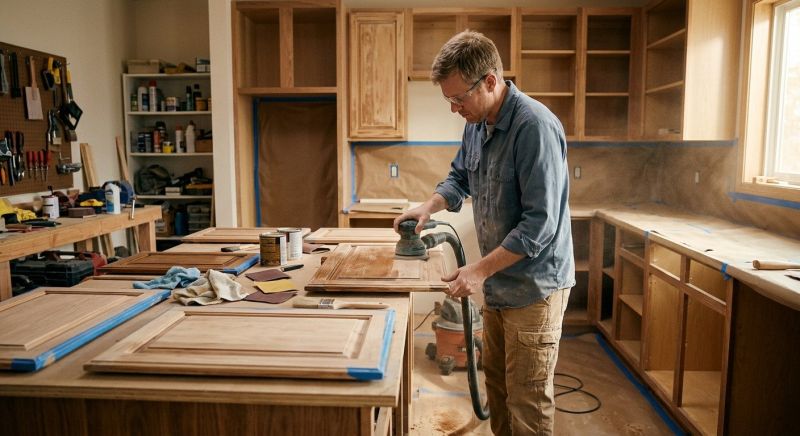 Cupboard Refinishing in Lafayette, IN