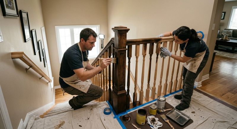 Bannister Staining in Waco, TX
