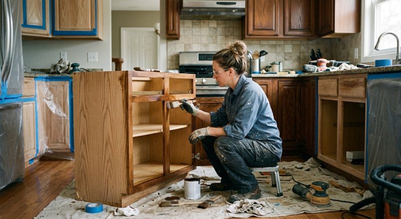 Cabinet Staining Service in Terre Haute, IN
