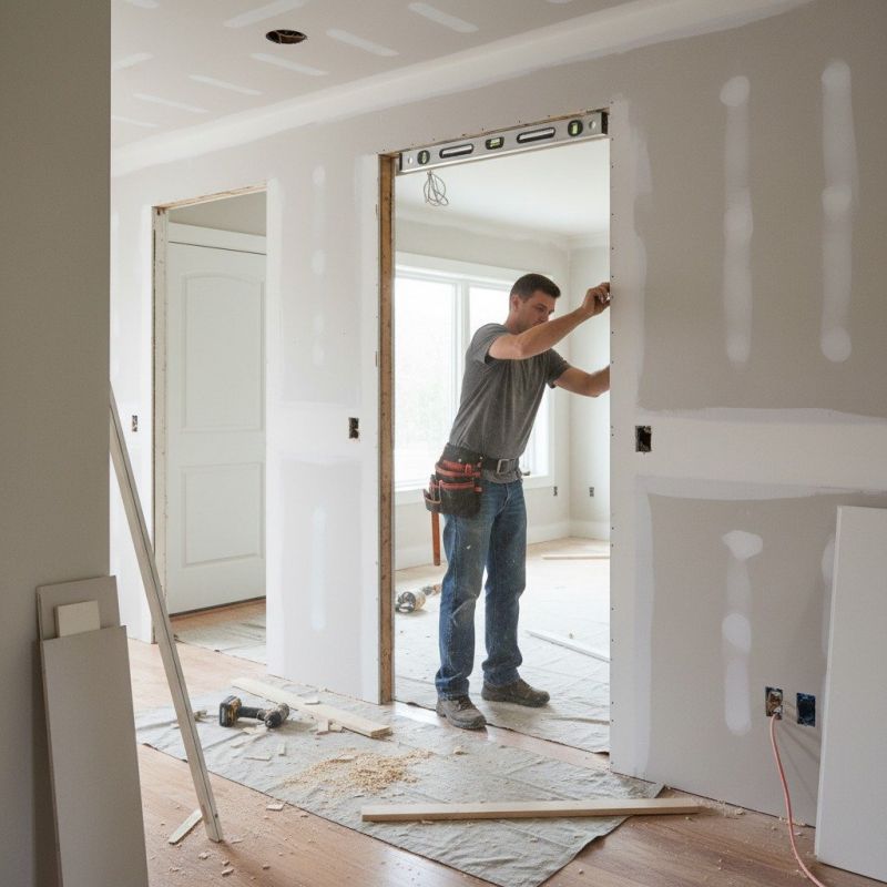 Interior Door Staining