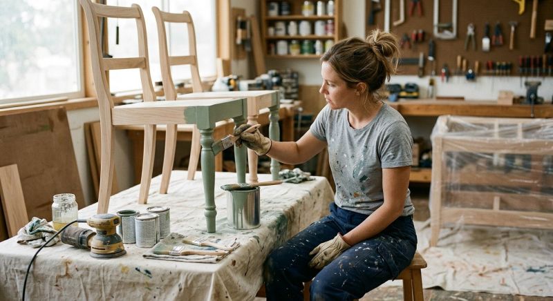 Desk Painting in Waco, TX