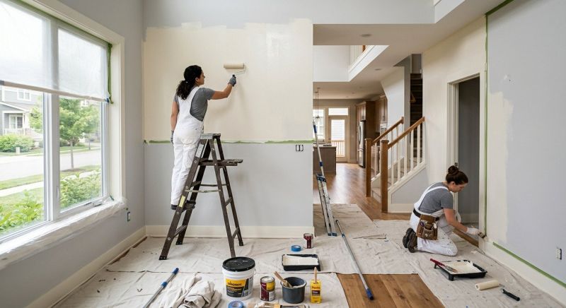 House Interior Painting in Kansas City, KS