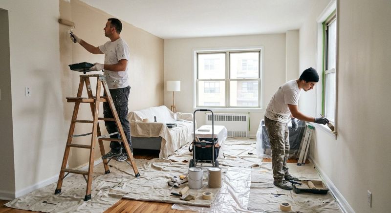 Interior Trim Painting in Kansas City, KS