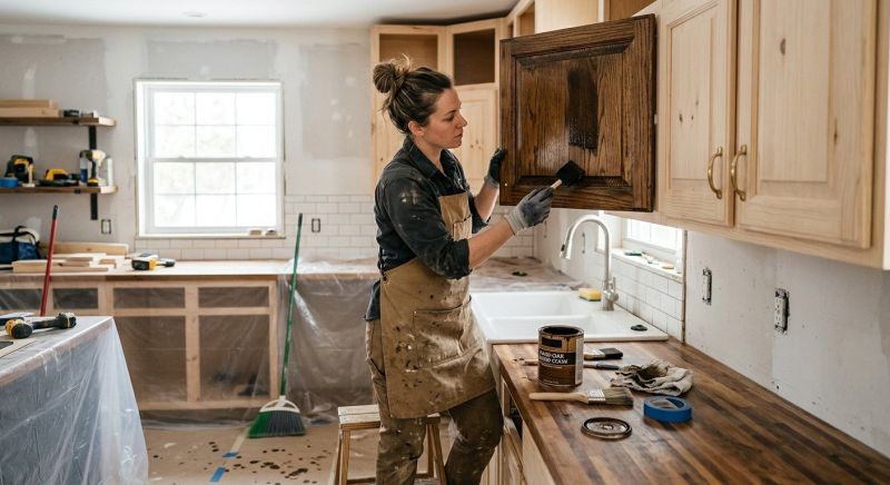 Kitchen Cabinet Refinishing in Muncie, IN