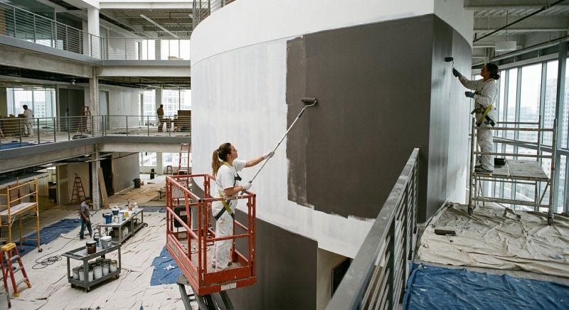 Retail Ceiling Painting in Boulder, CO