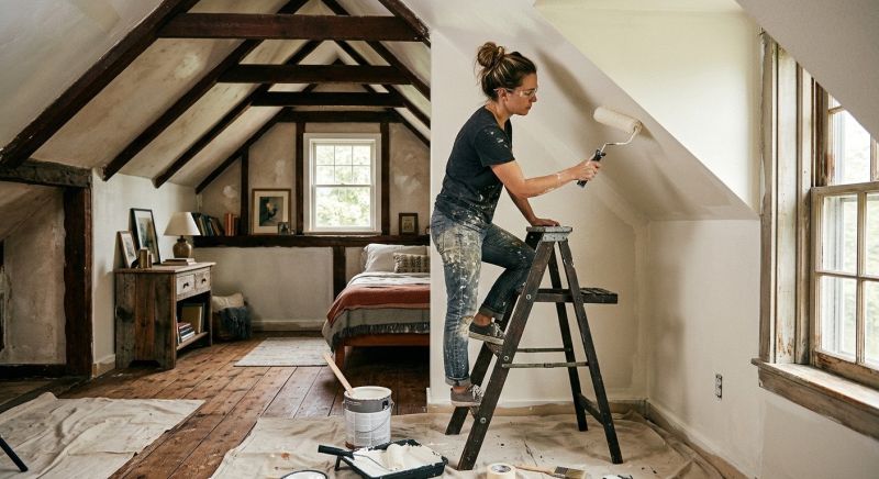 Vaulted Ceiling Painting in Wilmington, NC